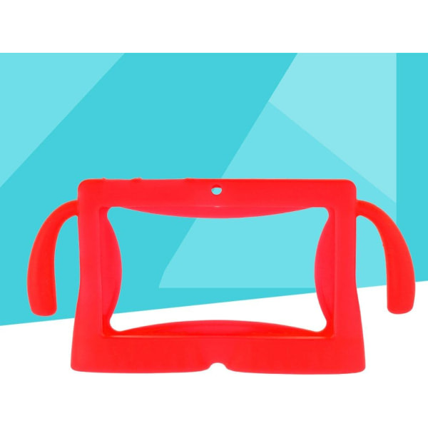 Galaxy 7-tums cover i blød silikongel til Q88 Android Kids Tablet PC til barn (Rose Red)