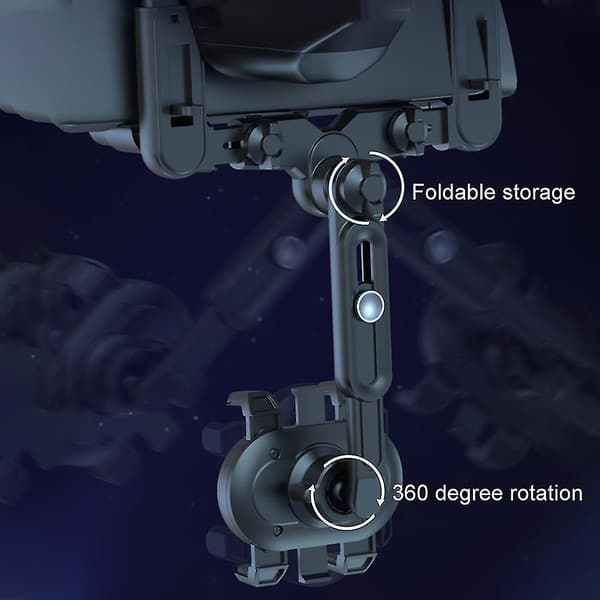 Car Phone Holder Clip Rearview Mirror 360 Rotation Interior Universal Auto Gps