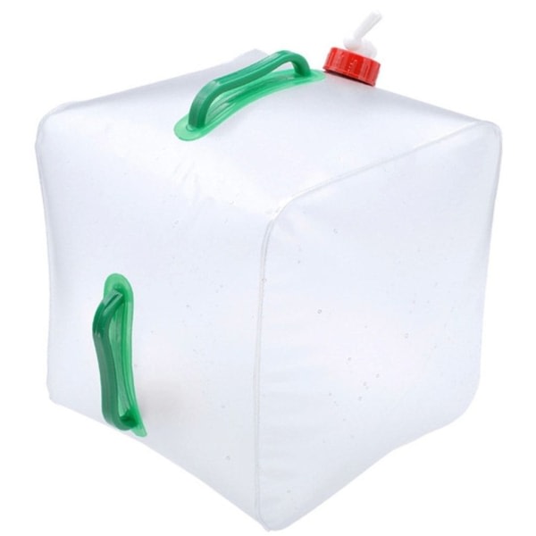 Utomhuscamping 20L hopfällbar hink stor kapacitet PVC vattenflaska drickspåse