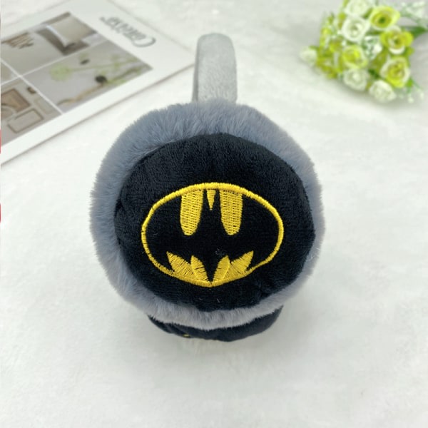 Barnens varma, kalla och frostskyddande öronmuffar, Amerikansk tecknad hjälte Batman, Varma öronmuffar