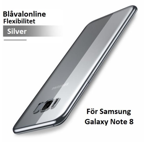 TG Skal till Samsung Galaxy Note 8 Flexibilitet Silver Rosa
