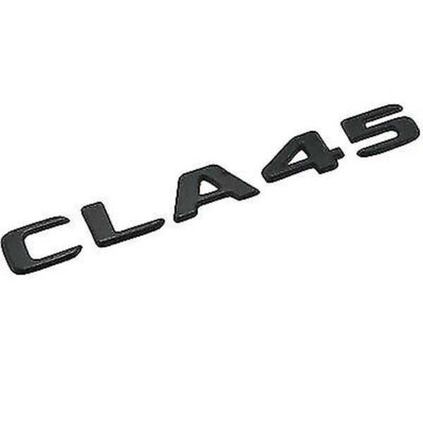 Matt Sort Cla45 Bilbogstavsnummer Bagagerums Badge Emblem Fo