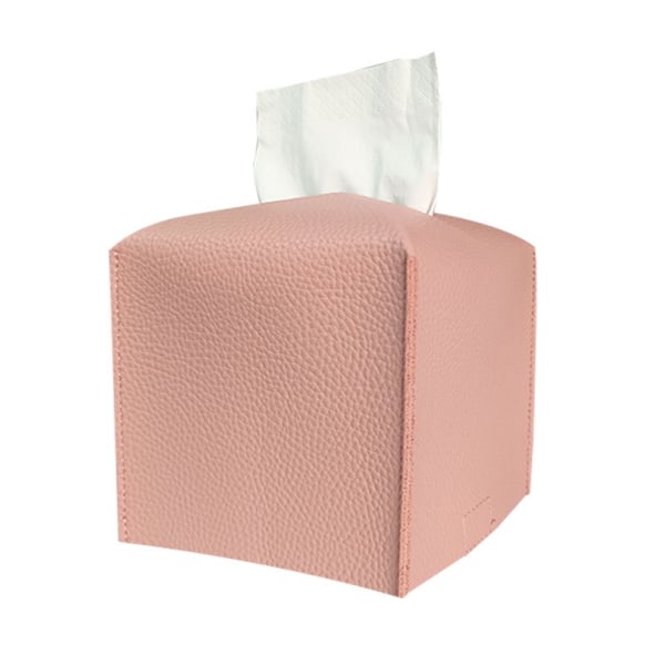 2st Tissue Box Cover, Pu L?der Ansiktsbehandling Square Tissue H?llare
