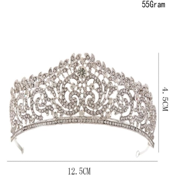 Galaxy Rhinestone Häätiara Pannanauha Crystal Tiara Pääkoristeet Korut Hääpäivälle Syntymäpäivälle