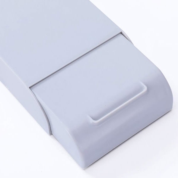 Galaxy Paket med 2 Dold skrivbordsgolvförvaringslåda under skrivbordet Självhäftande pennlåda osynlig låda typ (grå)