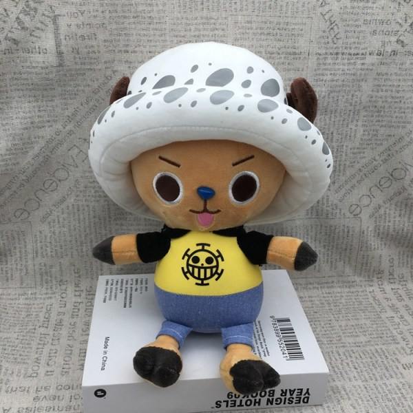 25cm Spel Söt Kawaii Söt Siamese Pirat Plyschleksak Mjukt Hår Docka Present Tony Tony Pirate Trafalgar D Vattenmetod
