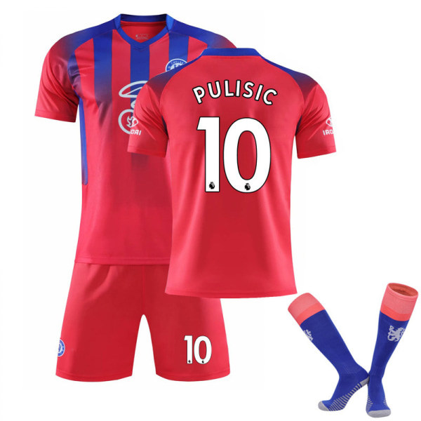 20/21 Chelsea 2 Vieraspaita Set Barn Aikuisten Jalkapallopaita Asusteet 18 Goodies