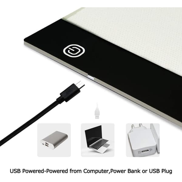 A4 LED Tegneplade A4 Lysplade med USB_qq