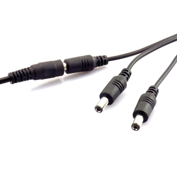 DC 5,5 mm strömdelare - 1 hona till 3 hanar