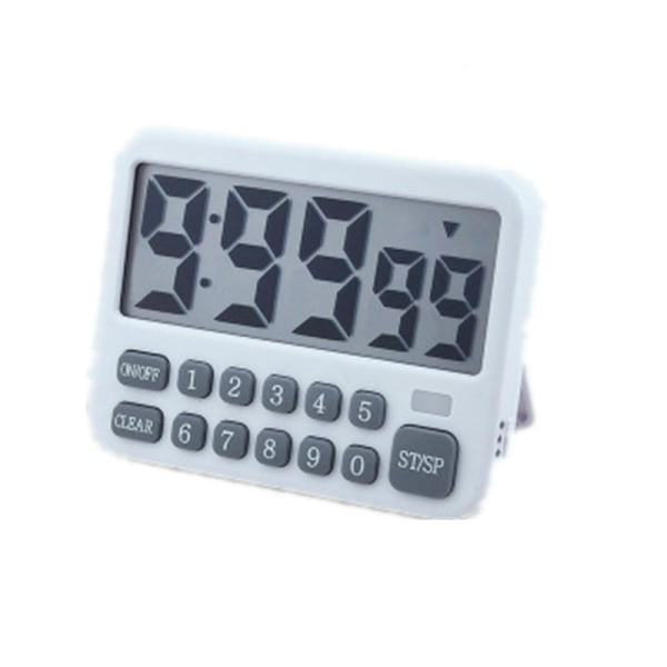 Digital kjøkkentimer, HØYT Alarm, hvit