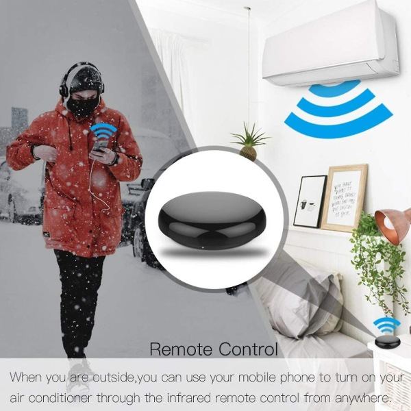 Universaali monikanavainen älykäs ammattimainen matalatehoinen helppokäyttöinen liitäntä Ääniohjaus 2,4 GHz Smart Wifi Ir Remote Co