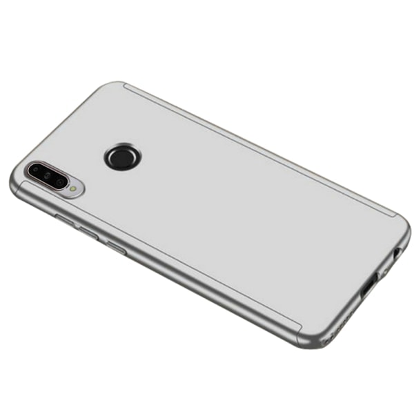 TG Huawei P30 Lite - Stötdämpande Exklusivt 360 Fodral (FLOVEME) Silver