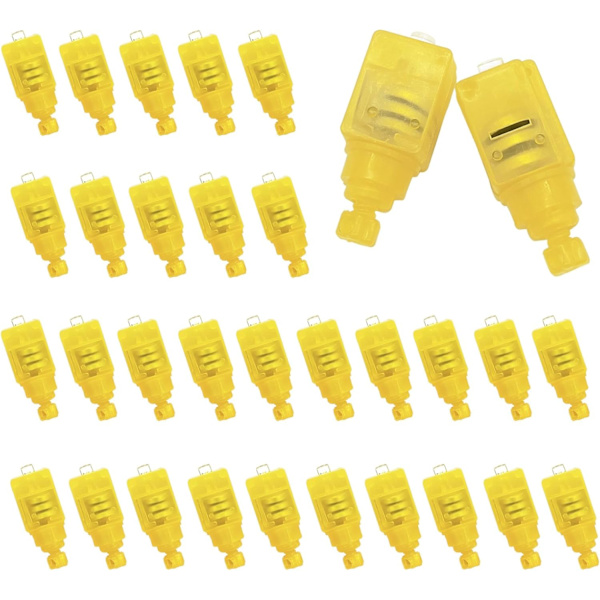 30 Pakk Mini LED Ballonglys, Varmt Hvite Papirlykter for Bryllup & Festdekorasjoner