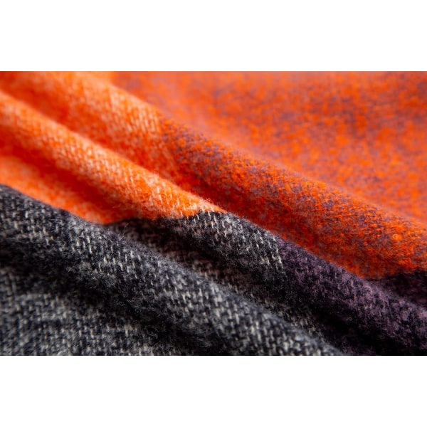 Blød Rutet Sjal Varmt Tartan Sjal Kappe Filt Sjal Mode Wrap