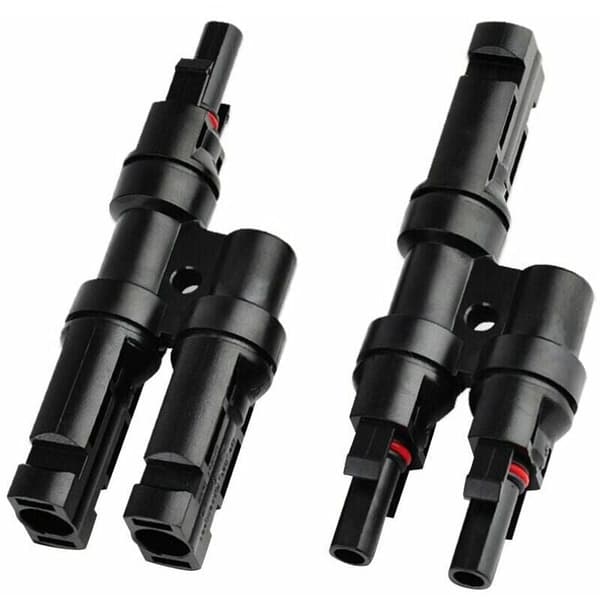 MC4 grenkontakter for solcellemoduler – T/Y-kontakter for kabeldistribusjon