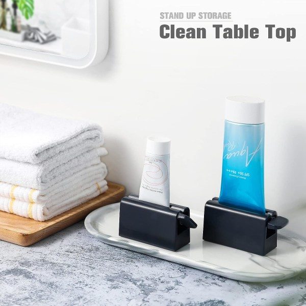 2-pack Tandkrämsutpressare (blå), förlängd storlek 8,5 cm - hög