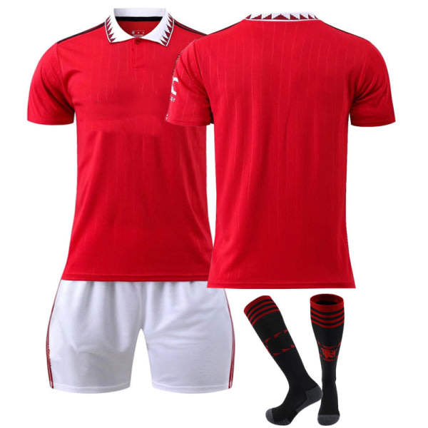 Manchester United tröja 22 23 fotbollströja set nr 2XL(185-195cm)