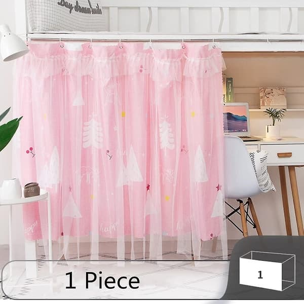 Bunk Bed Curtains Single Berth Blackout Fabric Gauze Bed Tent Curtain 1.15m*2m_yux