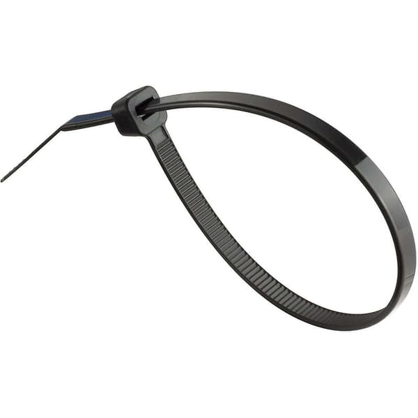 Nippuside, 100 kpl, musta, 200 x 4,8 mm