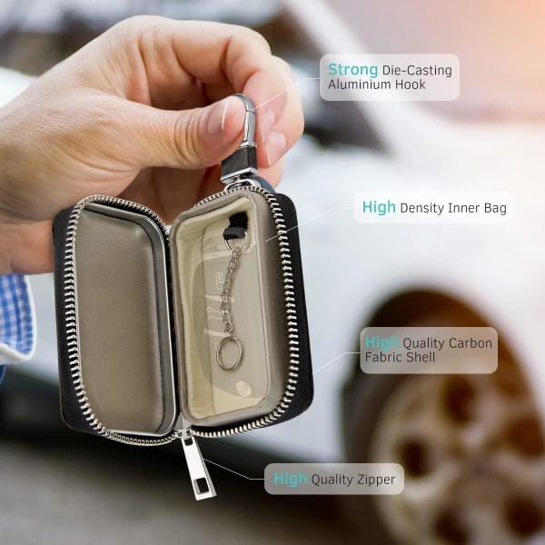 Bilnøgleetui, Bilnøgle Signalblokering Etui til Bilnøgle RFID