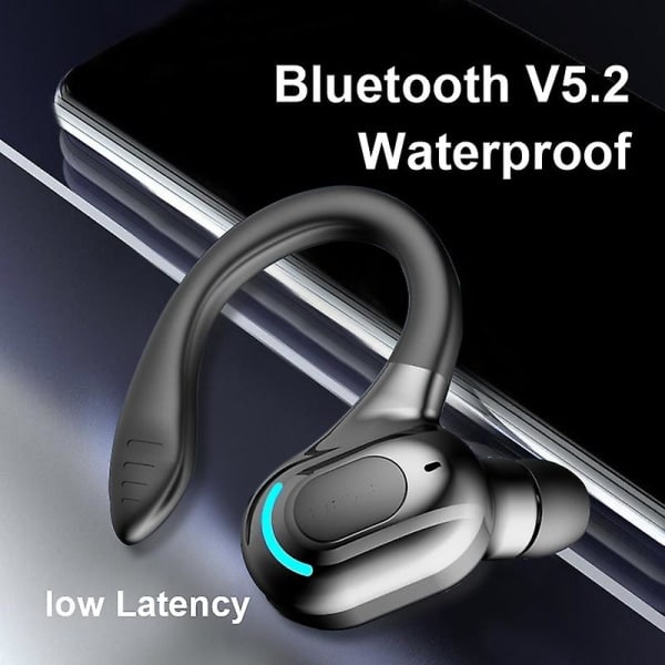 Bluetooth 5.2 langattomat kuulokkeet Kuulokkeet Korvanapit mikrofonilla Mini handsfree kuulokkeet 24 tunnin kuulokkeet iPhone Xiaomi (väri: punainen)