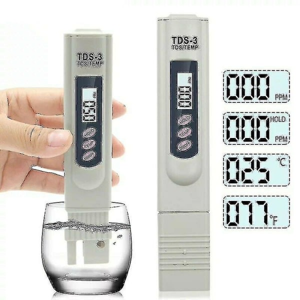 Meter Hand Held Tds-3 Ppm Digital Water Quality Pen Tester R.o Pure Osmosis