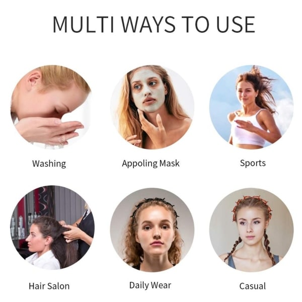 (4-pakkia) Hair Aid Pannanyörit, hiuspinnit Hiusmuotoilutarvikkeet, hiustarvikkeet