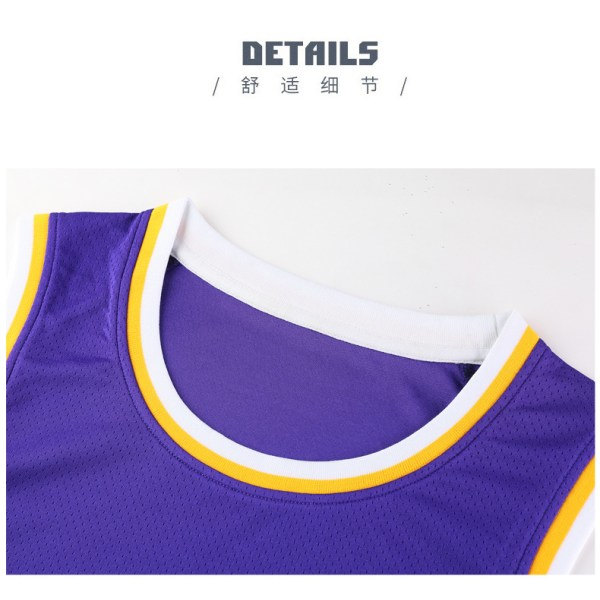NBA Kobe Bryant Trøje Lakers Nr. 8 Uniform Sort XL(165-170CM)