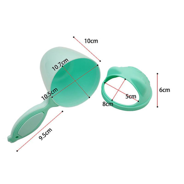 Söt tecknad babyschampokopp (2-pack)