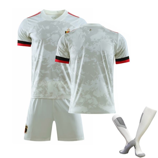 Euro 2021 Belgia Away Kids Adults Soccer Jersey Training paita puku XL