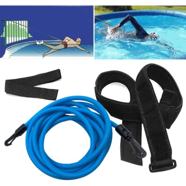 Justerbart poolsimbälte - Resistance Trainer-bälte for Aqua Fitness