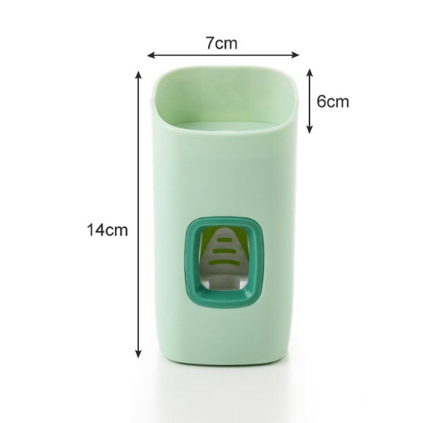 Grön automatisk tandkrämsdispenser Badrumstillbehör