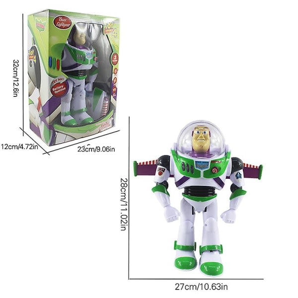 Buzz Lightyear - Interaktiivinen Puhuttava Toimintahahmo, Poseerattava Disney-Elokuvahahmo