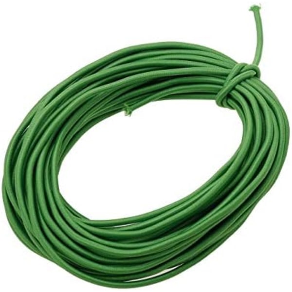 1/8-tomme (3 mm) Grøn Kraftig Stræk Rund Snøre Elastisk Snor (Klip på 10 Yards) Grøn Grøn Grøn