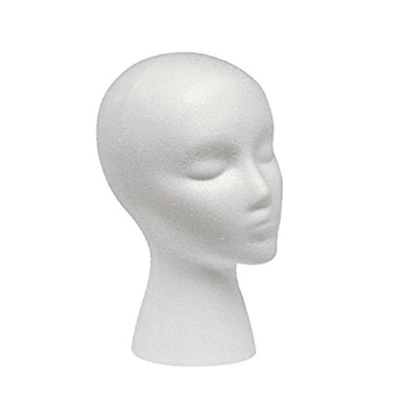 TG Ny polystyreeni unisex näyttöpää mallinukke F