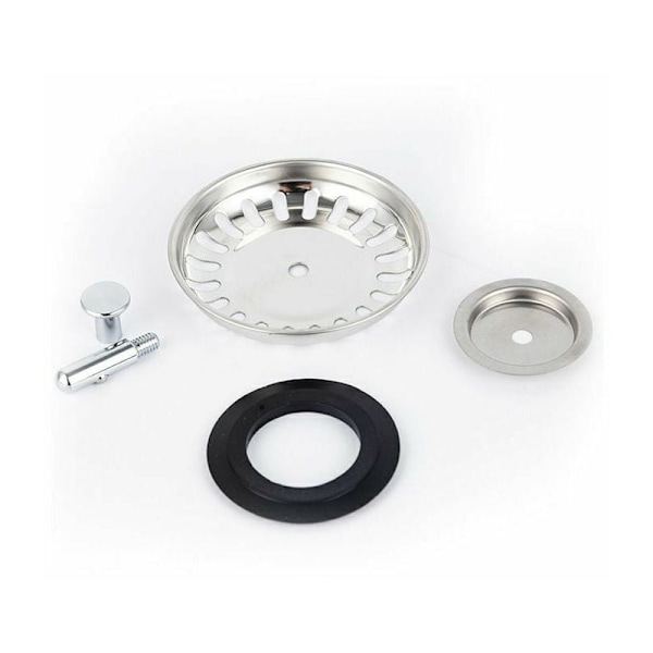 Diskho Avloppskorg 80mm - Universal Rostfri Sil, Pop-Up Korgpropp, - Tål Diskmaskin, Ingen Täppning & Inget Överflöde, av DEBUNS