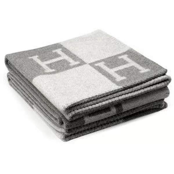Tartan H Filt Cashmere Blanding Hæklet Bærbar Grå WELLNGS