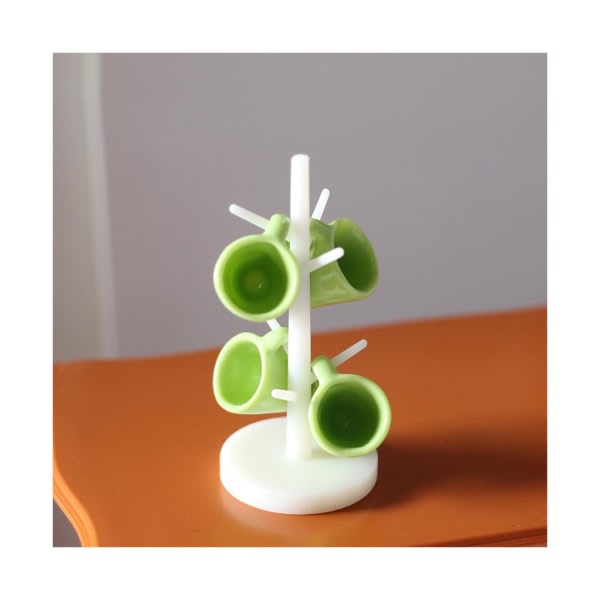 5 stk Kopper Stativ Holder Miniatyr Barnleker for Spisestue Bar Dekorasjon null - Grønn Kopp og Muggholder