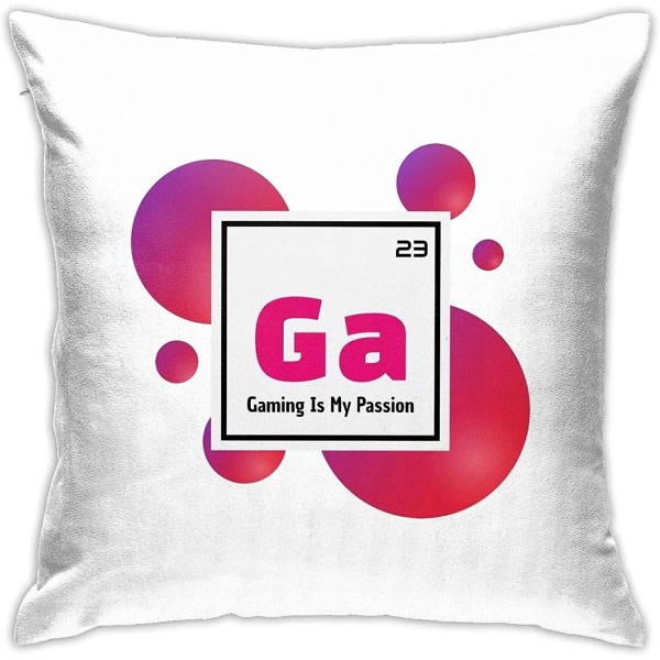 F?lla & Spel & Periodiska systemet Gaming ?rngott, Golv ?rngott, Soffa kuddar Kuddfodral-10 18 \"x18\"