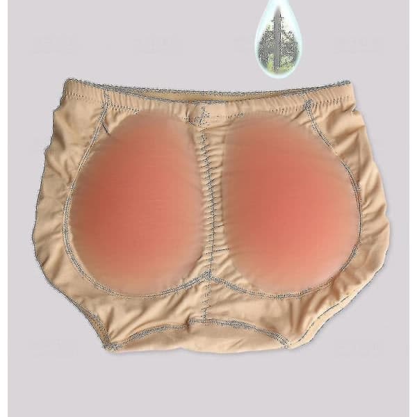 Silikone Bagagebukser Butt Shaper Bagagebukser Butt Insert Pad sort M