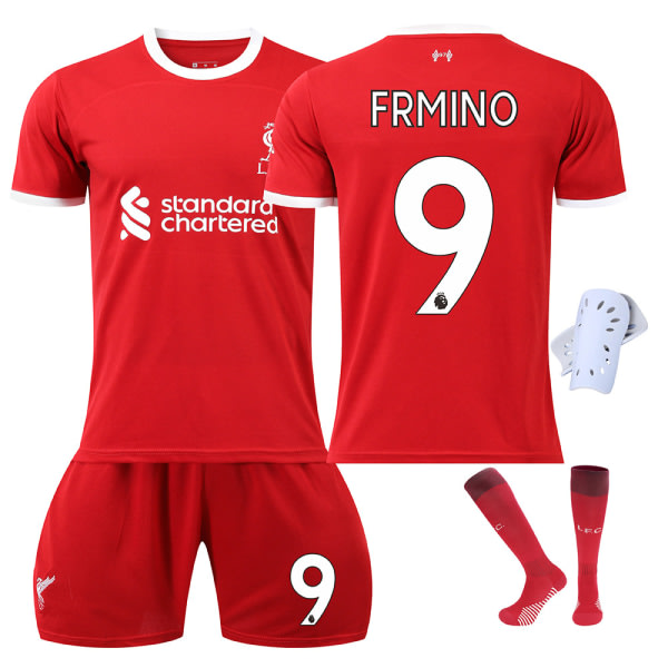 Liverpoolin kauden 2023-24 pelipaita nro 11 Salah 9 Firmino NO.9 FRMINO 16