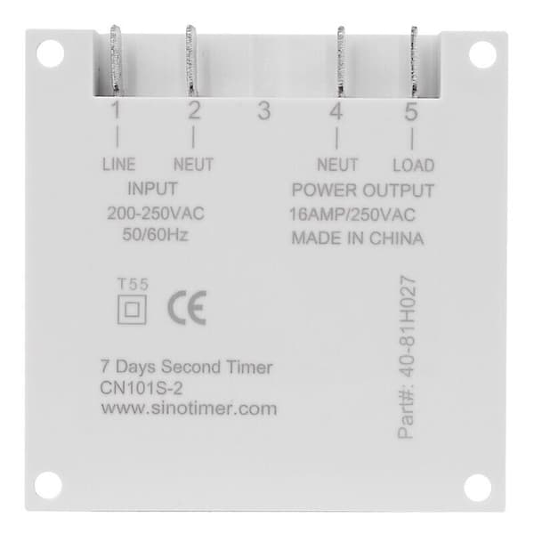 1 stk. cn101a LCD Tidsafbryder 12V 110V 220V Tidsrelæ Gadebelysning Display Panel Strømtimer (220V), fra DEBUNS