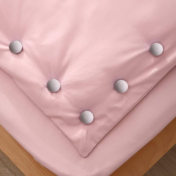 12 Mushroom Sheet Clips - Non-Slip Grips for Blankets, Sheets & Curtains_yux Gray