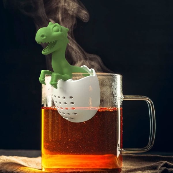 Dinosaurie Te Sil, Läckande Silikon Te Sil Te Infuser Te