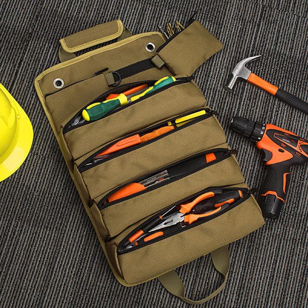 Harmaa Super Rolling Tool Bag - Työkalujen järjestäjä - Kaikkien maastojen leirintä