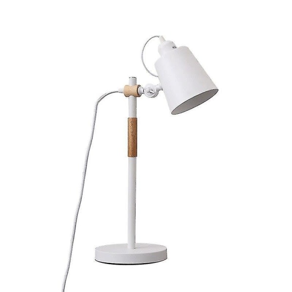 Lamper Moderne LED Skrivebordslampe Justerbar Bordlampe Hvid