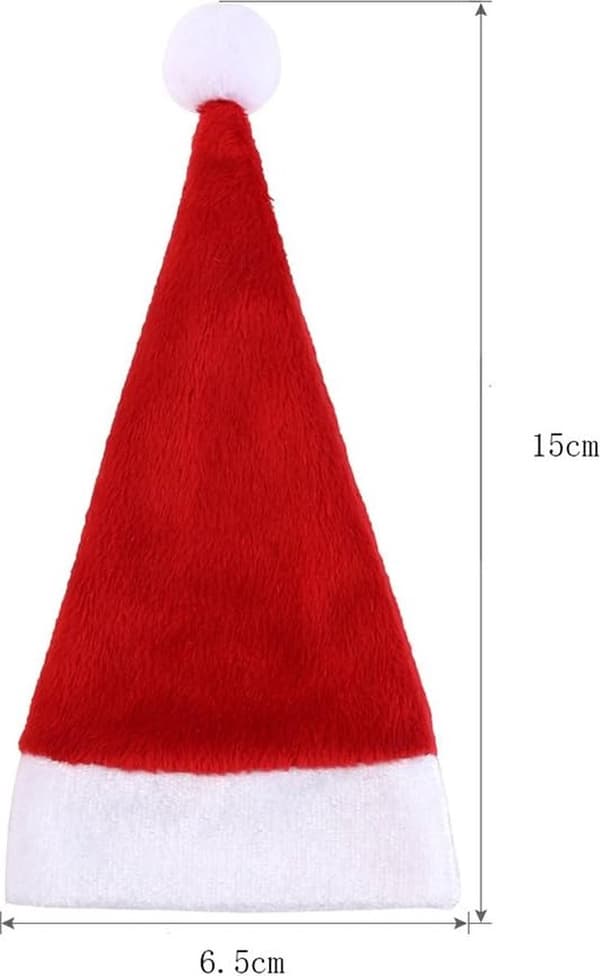 Middagbestikk julepynt - 10 STK - middagsbestikk nisseluer - middagsbord julepynt - julebestikk - middagsbestikk