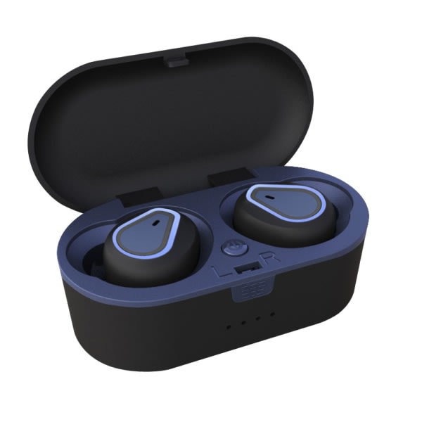 Bluetooth -kuulokemikrofoni 5.0 -portabel-korvaan asennettava kaksipäästöinen Bluetooth kuuloke, minibinauraalinen sport