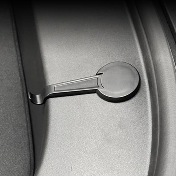 2 delar/set Passar för 2021 T-esla Model 3 Front Motorrum Organizer Bagagekrokar Slitstark biltillbehör i plast