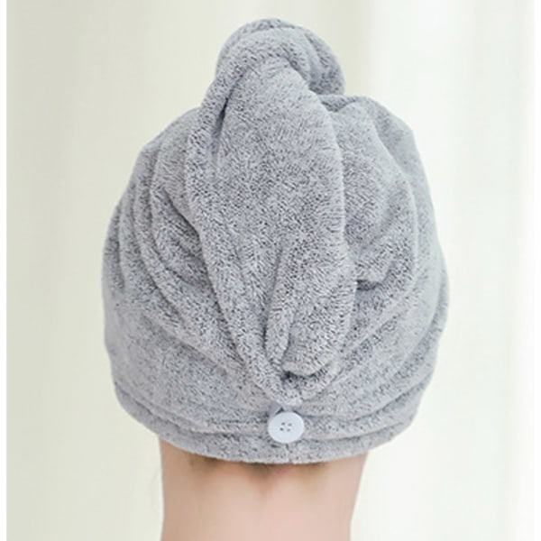 TG Hiushuivipaket Nopeasti Kuivuva Imeytyvä Bandana Naisten Napit, Harmaa